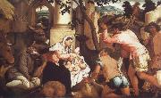 Jacopo Bassano The Adoration of the Shepherds china oil painting reproduction